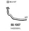 VW 1H0253091L Exhaust Pipe